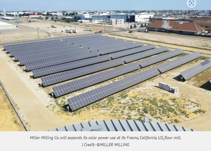 Miller Milling to expand solar power at Fresno mill